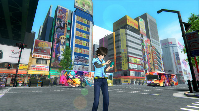 メディアランドには『魔界戦記ディスガイア4 Return』の懸垂幕