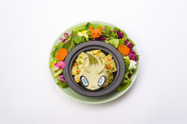 「ポケモンカフェ」セレビィ発見!? ウバメのもりのジェノベーゼパスタ　　　1,706円（C）2019 Pokemon.（C）1995-2019 Nintendo/Creatures Inc./GAME FREAK inc.