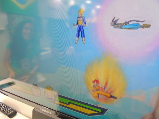 ゲーム画面：超サイヤ人ゴッドにもなれる