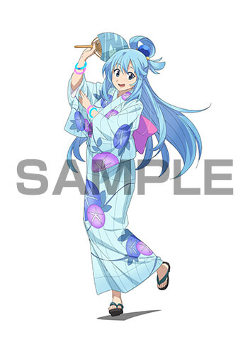 「『映画 この素晴らしい世界に祝福を！ 紅伝説』カフェ」展示物例（C）2019 暁なつめ・三嶋くろね／KADOKAWA／映画このすば製作委員会