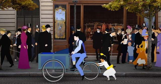 『ディリリとパリの時間旅行』（C） 2018 NORDーOUEST FILMS ー STUDIO O ーARTE FRANCE CINEMA ー MARS FILMS ー WILD BUNCH ー MAC GUFF LIGNE ーARTEMISPRODUCTIONS ー SENATOR FILM PRODUKTION