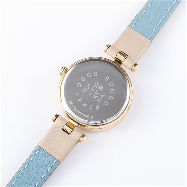 『文豪ストレイドッグス』コラボレーション■太宰治 モデル腕時計／14,800円（税別）（C）朝霧カフカ・春河35/ＫＡＤＯＫＡＷＡ/2019文豪ストレイドッグス製作委員会