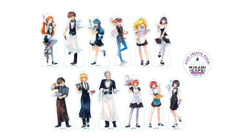 「『GS美神 極楽大作戦!!』×アニメイトカフェ」BIGアクリルスタンドキーホルダー1,600円（税込）（C）椎名高志／小学館