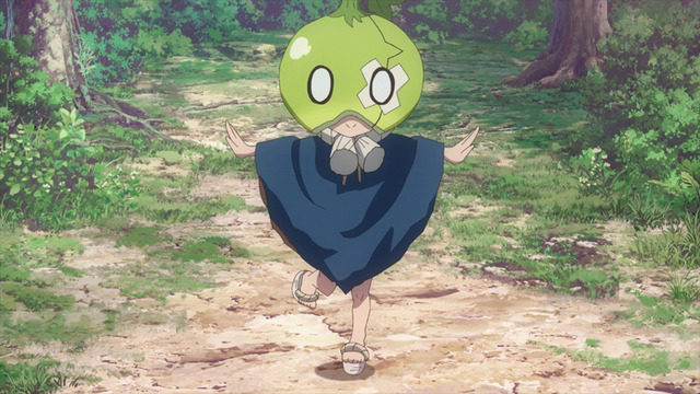 『Dr.STONE』第8話先行カット（C）米スタジオ・Boichi／集英社・Dr.STONE製作委員会