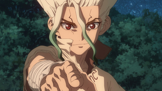 『Dr.STONE』第8話先行カット（C）米スタジオ・Boichi／集英社・Dr.STONE製作委員会
