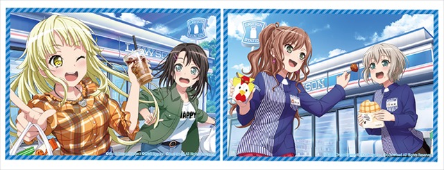 「バンドリ！ ガールズバンドパーティ！キャンペーン」■ステッカー2枚セット（全1種） 本体価格 800円 （＋税）（C）BanG Dream! Project（C）Craft Egg Inc.（C）bushiroad All Rights Reserved.