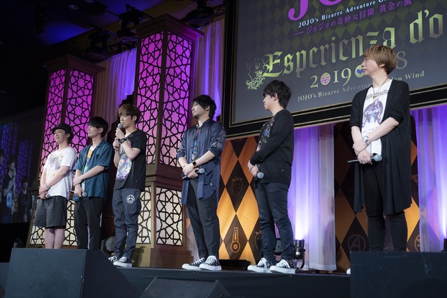 『ジョジョの奇妙な冒険 黄金の風』スペシャルイベント「Esperienza d’oro」（C）LUCKY LAND COMMUNICATIONS/集英社・ジョジョの奇妙な冒険GW製作委員会