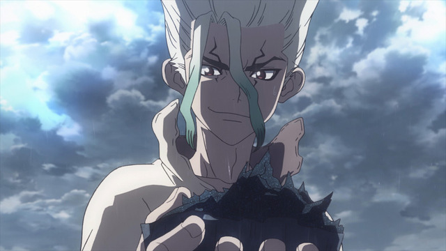 『Dr．STONE』第9話先行カット（C）米スタジオ・Boichi／集英社・Dr.STONE製作委員会