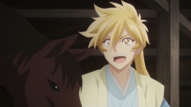 TVアニメ『胡蝶綺 ～若き信長～』第9話先行カット（C）揚羽母衣衆/胡蝶綺製作委員会