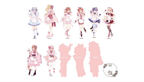 「『種村有菜原画展～20th Ａnniversary～』×アニメイトカフェ」BIGアクリルスタンド（全11種／各1,600円）（C）種村有菜／集英社