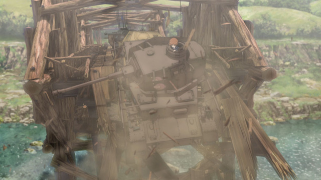 『ガールズ＆パンツァー 最終章 4D ～第1話＋第2話～』4D上映告知用場面（C）GIRLS und PANZER Finale Projekt