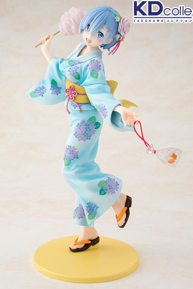 「Re:ゼロから始める異世界生活』レム 浴衣Ver.【リペイント】」13,800円（税別）（C）長月達平・株式会社KADOKAWA刊／Re:ゼロから始める異世界生活製作委員会