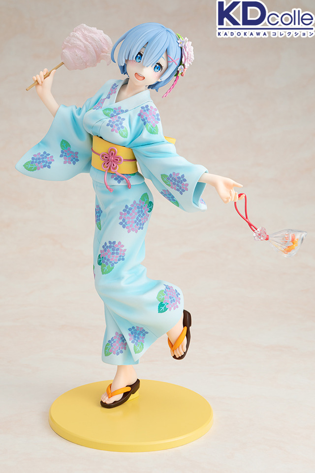 「Re:ゼロから始める異世界生活』レム 浴衣Ver.【リペイント】」13,800円（税別）（C）長月達平・株式会社KADOKAWA刊／Re:ゼロから始める異世界生活製作委員会