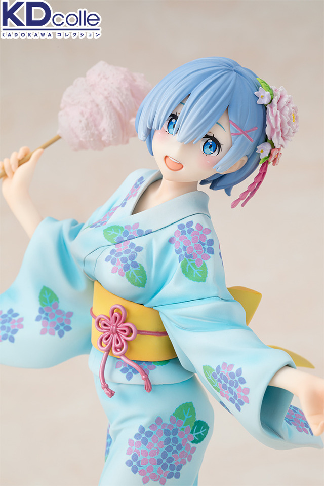 「Re:ゼロから始める異世界生活』レム 浴衣Ver.【リペイント】」13,800円（税別）（C）長月達平・株式会社KADOKAWA刊／Re:ゼロから始める異世界生活製作委員会