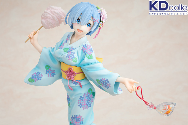「Re:ゼロから始める異世界生活』レム 浴衣Ver.【リペイント】」13,800円（税別）（C）長月達平・株式会社KADOKAWA刊／Re:ゼロから始める異世界生活製作委員会