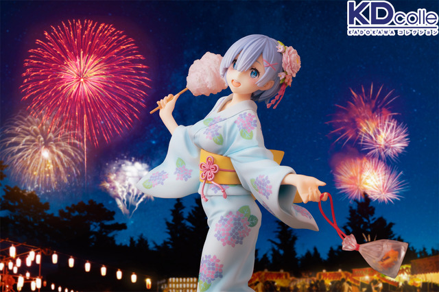 「Re:ゼロから始める異世界生活』レム 浴衣Ver.【リペイント】」13,800円（税別）（C）長月達平・株式会社KADOKAWA刊／Re:ゼロから始める異世界生活製作委員会