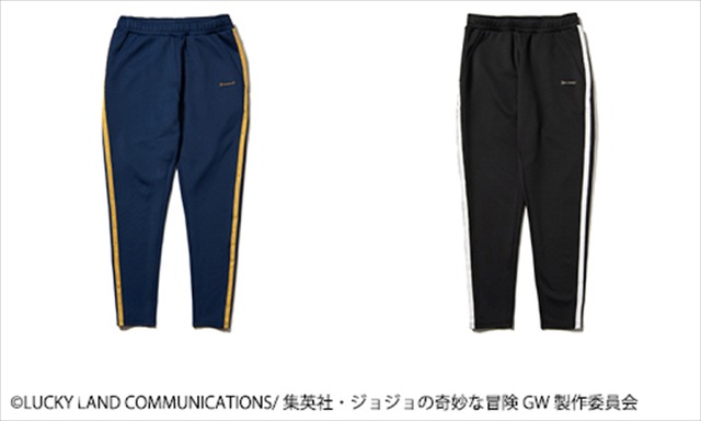 「glamb×TVアニメ『ジョジョの奇妙な冒険 黄金の風』」Bruno Bucciarati jersey pants　18,500円（税抜・12月上旬発売）（C）LUCKY LAND COMMUNICATIONS/ 集英社・ジョジョの奇妙な冒険GW製作委員会
