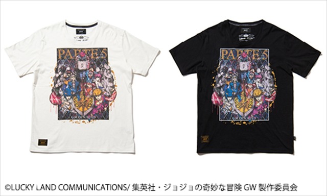 「glamb×TVアニメ『ジョジョの奇妙な冒険 黄金の風』」Golden Wind T　 6,900円（税抜・11月下旬発売）（C）LUCKY LAND COMMUNICATIONS/ 集英社・ジョジョの奇妙な冒険GW製作委員会
