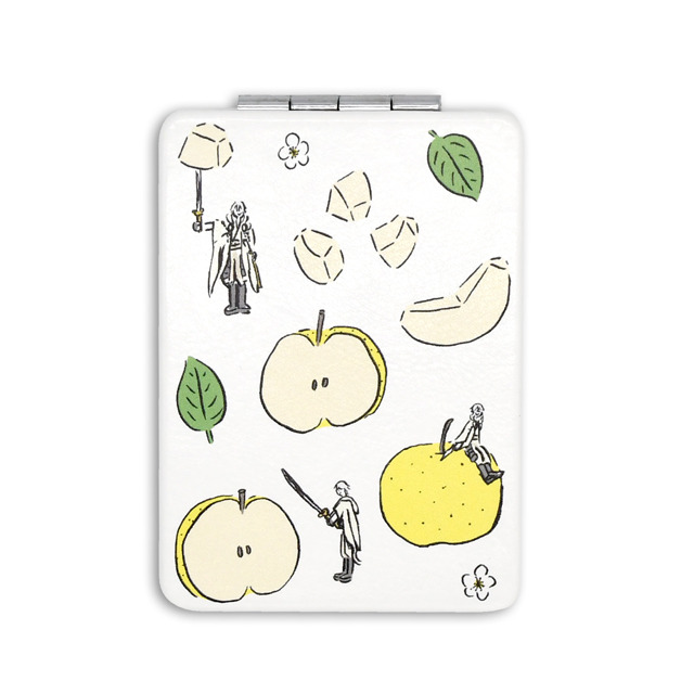 コンパクトミラー（1,500円・税別／全3種）（C）2015-2019 DMM GAMES/Nitroplus（C）Inori kito