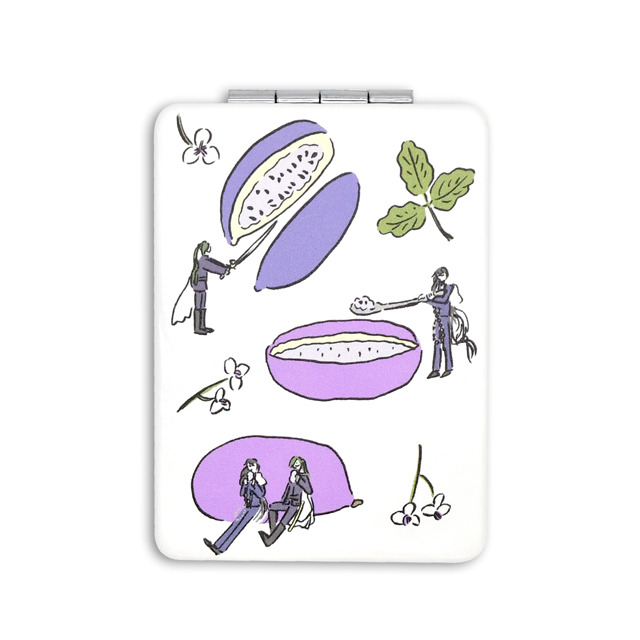 コンパクトミラー（1,500円・税別／全3種）（C）2015-2019 DMM GAMES/Nitroplus（C）Inori kito