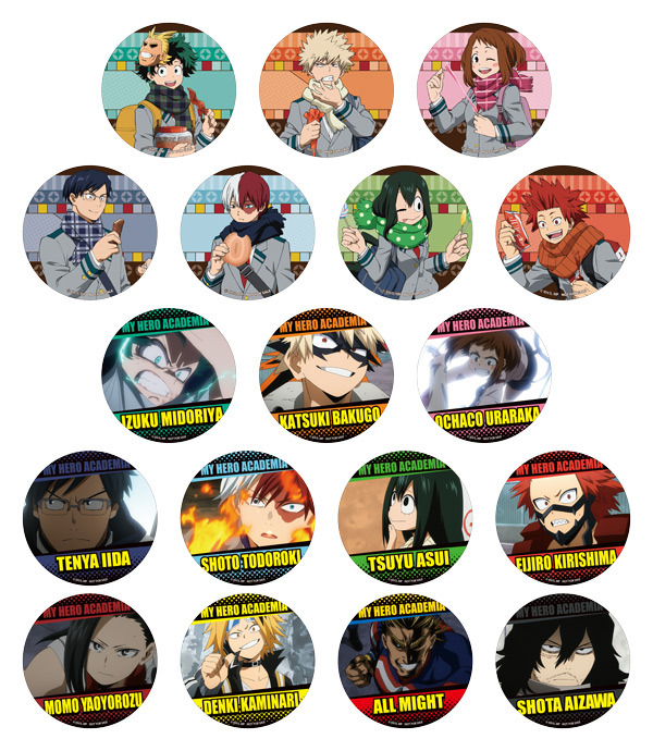 「セガコラボカフェ 僕のヒーローアカデミア」ドリンクコースター（全18種 ・ランダム） ＜第1弾：2019年10月12日（土） ～2019年11月1日（金）＞（C）堀越耕平／集英社・僕のヒーローアカデミア製作委員会（C）SEGA