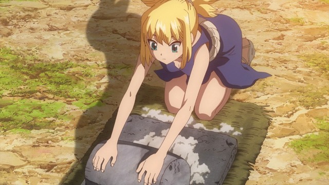 『Dr．STONE』第11話先行カット（C）米スタジオ・Boichi／集英社・Dr.STONE製作委員会