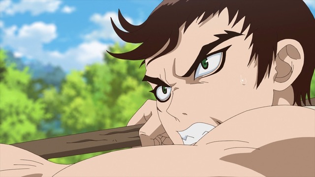 『Dr．STONE』第11話先行カット（C）米スタジオ・Boichi／集英社・Dr.STONE製作委員会