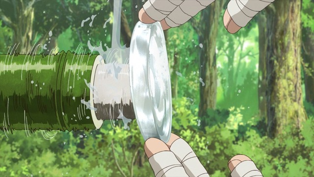 『Dr．STONE』第11話先行カット（C）米スタジオ・Boichi／集英社・Dr.STONE製作委員会