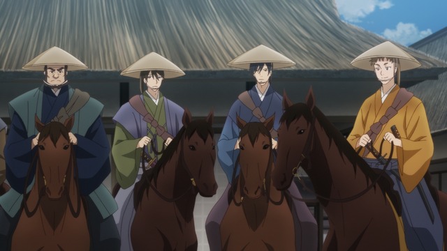 TVアニメ『胡蝶綺 ～若き信長～』第11話先行カット（C）揚羽母衣衆/胡蝶綺製作委員会