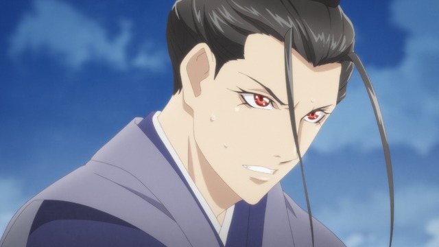 TVアニメ『胡蝶綺 ～若き信長～』第11話先行カット（C）揚羽母衣衆/胡蝶綺製作委員会