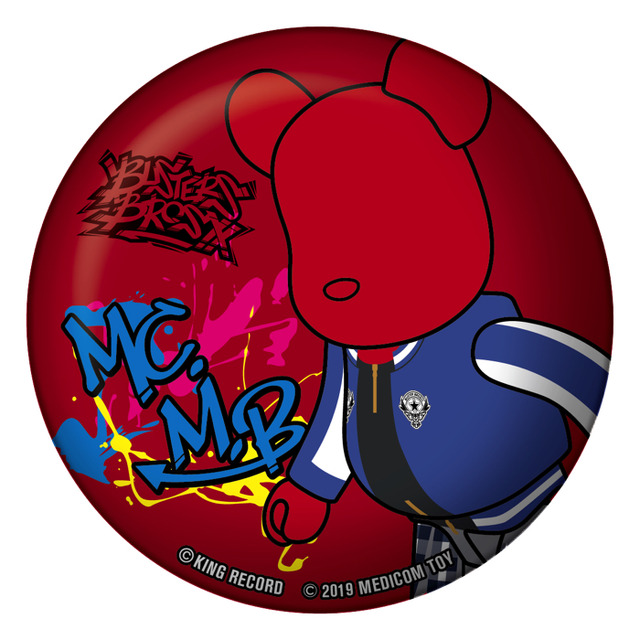 「ヒプノシスマイク -Division Rap Battle- × BE@RBRICK」787円（税別）JIRO YAMADA（C）KING RECORDBE@RBRICK TM & （C） 2001-2019 MEDICOM TOY CORPORATION. All rights reserved.