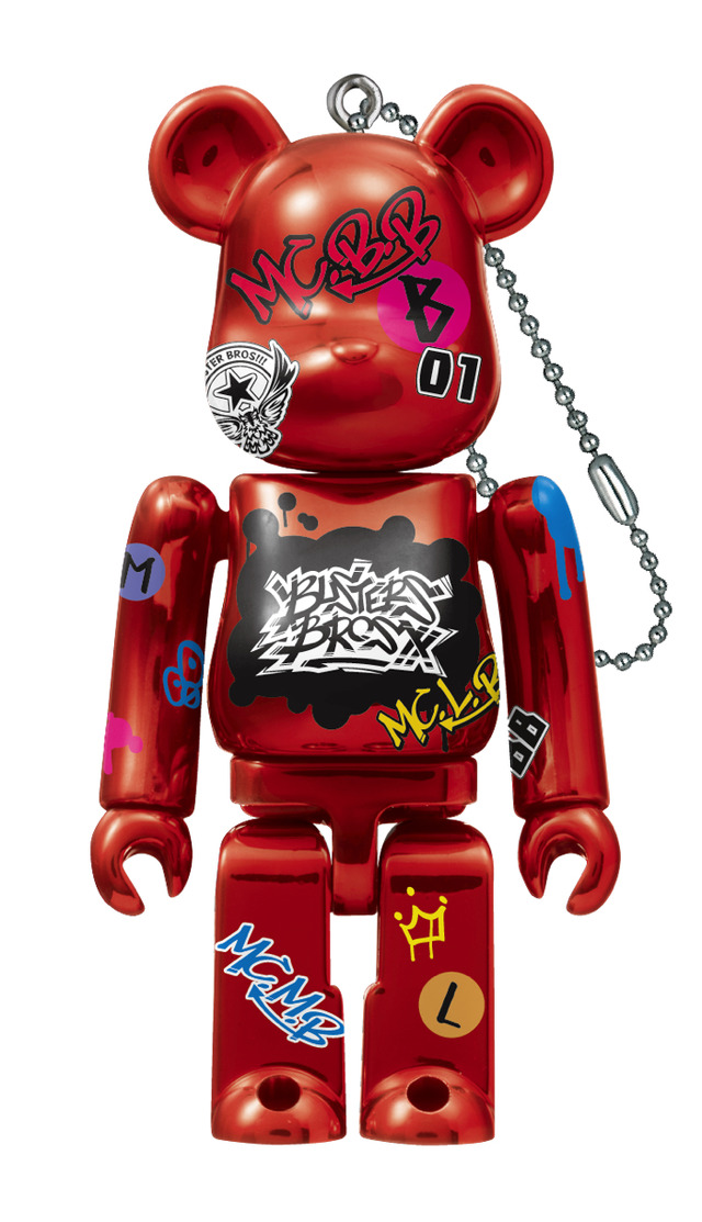 「ヒプノシスマイク -Division Rap Battle- × BE@RBRICK」787円（税別）Buster Bros!!!（C）KING RECORDBE@RBRICK TM & （C） 2001-2019 MEDICOM TOY CORPORATION. All rights reserved.