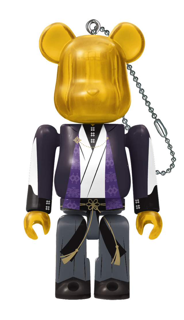 「ヒプノシスマイク -Division Rap Battle- × BE@RBRICK」787円（税別）GENTARO YUMENO （C）KING RECORDBE@RBRICK TM & （C） 2001-2019 MEDICOM TOY CORPORATION. All rights reserved.