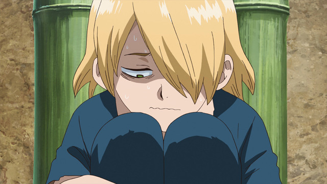 『Dr．STONE』第12話「背中合わせの仲間たち」場面カット（C）米スタジオ・Boichi／集英社・Dr.STONE製作委員会