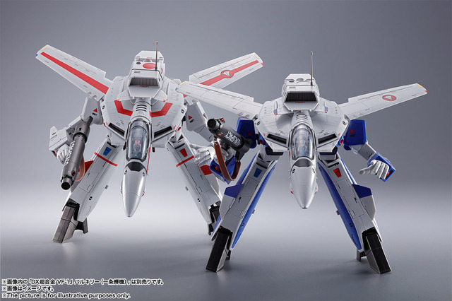 「DX超合金　VF-1A バルキリー（マクシミリアン・ジーナス機）」19,440円（税8%込）（C） 1982 ビックウエスト