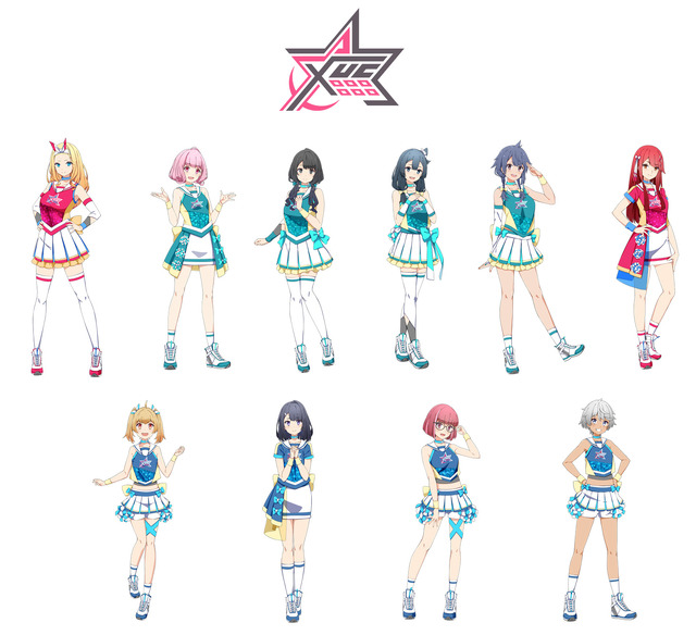 真田幸之助がプロデュースする 10 人組アイドルグループ。『X-UC（てんゆーし）』