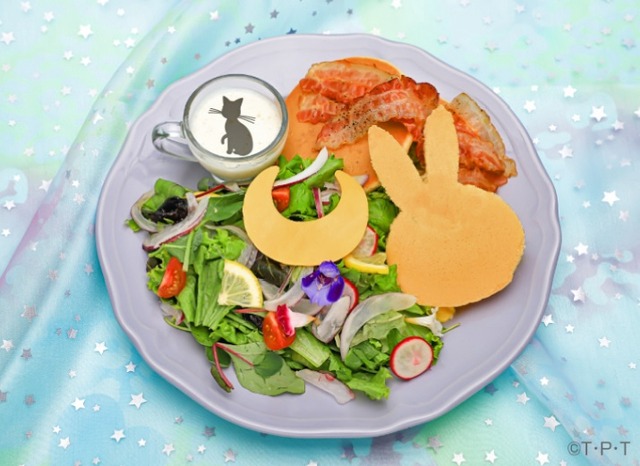 「セーラームーンカフェ2019」 カレンな乙女のブランチパンケーキ　1,590円（C）武内直子･ PNP ･東映アニメーション