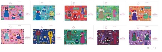 「セーラームーンカフェ2019」ポストカード　各300円（C）武内直子･ PNP ･東映アニメーション