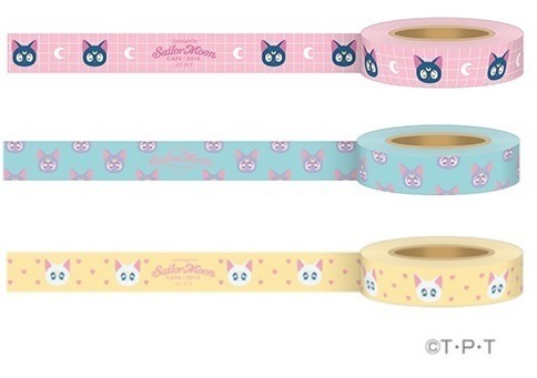 「セーラームーンカフェ2019」マスキングテープ　各500円（C）武内直子･ PNP ･東映アニメーション