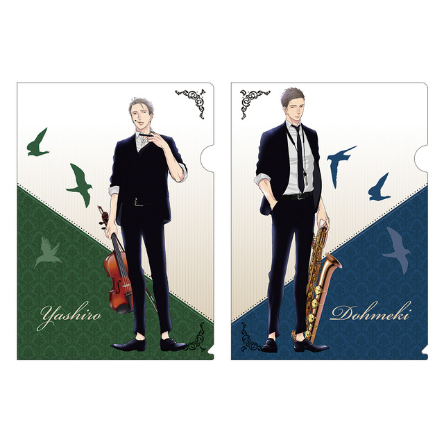 囀る鳥は羽ばたかない × TOWER RECORDS クリアファイル2枚セット　800円＋税（C）ヨネダコウ/大洋図書