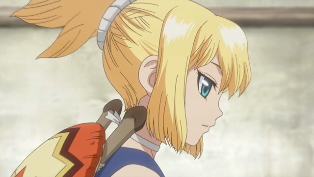『Dr．STONE』第13話「仮面の戦士」先行カット（C）米スタジオ・Boichi／集英社・Dr.STONE製作委員会