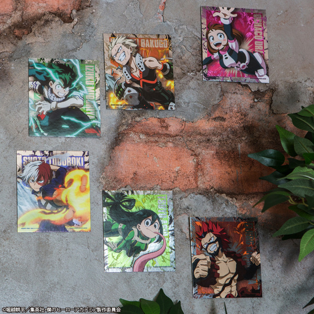 「一番くじ 僕のヒーローアカデミア～ボーイ・ミーツ…～」H賞：メタリック色紙　1回680円（税込）（C）堀越耕平／集英社・僕のヒーローアカデミア製作委員会