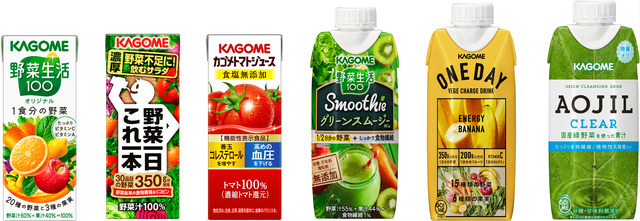 『名探偵コナン』カゴメ×コナン「彩色の朝食」キャンペーン　対象商品（C）青山剛昌／小学館・読売テレビ・TMS 1996