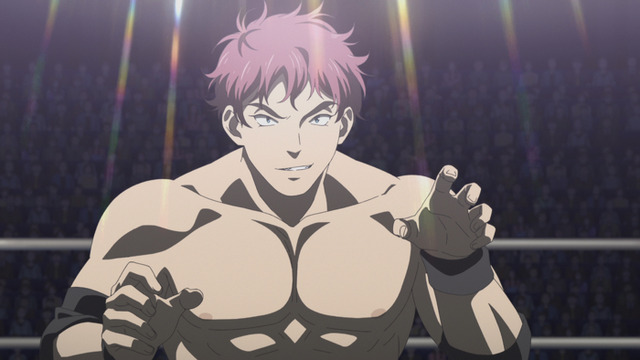 『旗揚！けものみち』第1話「レスラー×召喚」（C）2019 暁なつめ／まったくモー助／夢唄／KADOKAWA／けものみち製作委員会