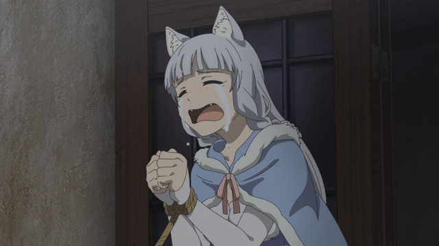 『旗揚！けものみち』第1話「レスラー×召喚」（C）2019 暁なつめ／まったくモー助／夢唄／KADOKAWA／けものみち製作委員会