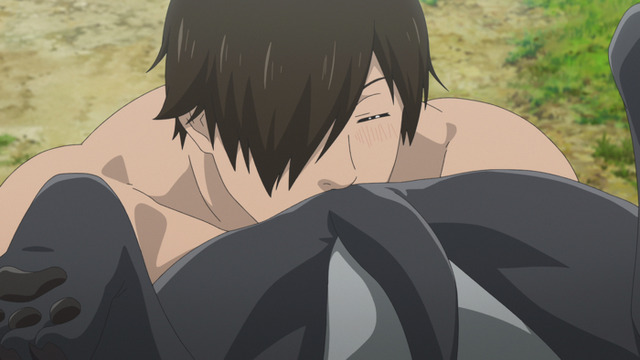 『旗揚！けものみち』第1話「レスラー×召喚」（C）2019 暁なつめ／まったくモー助／夢唄／KADOKAWA／けものみち製作委員会