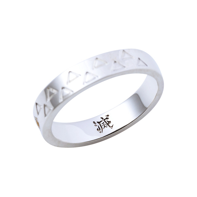 『鬼滅の刃』コラボジュエリー「我妻善逸　シルバーリング」12,000円＋税（C）吾峠呼世晴／集英社・アニプレックス・ufotable