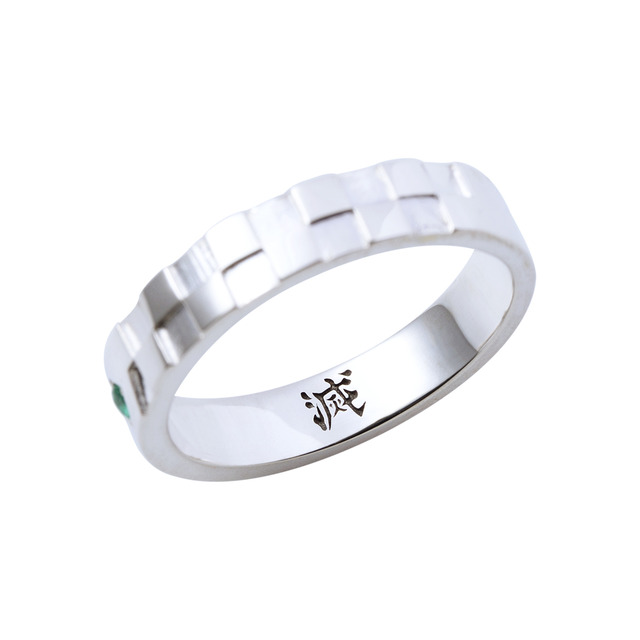 『鬼滅の刃』コラボジュエリー「竈門炭治郎　シルバーリング」12,000円＋税（C）吾峠呼世晴／集英社・アニプレックス・ufotable