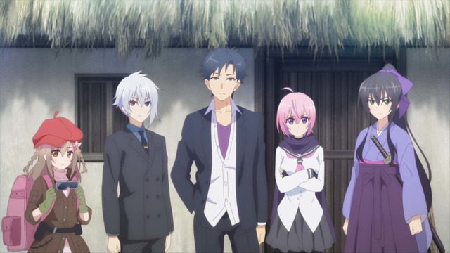 『超人高校生たちは異世界でも余裕で生き抜くようです！』第1話「超人高校生たちは異世界に来てしまったようです！」先行カット（C）海空りく・SBクリエイティブ／「超余裕！」製作委員会