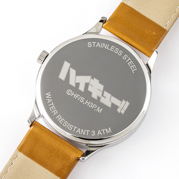 「烏野高校 モデル 腕時計」16,800円（税別）（C）古舘春一／集英社・「ハイキュー!!」製作委員会・ＭＢＳ